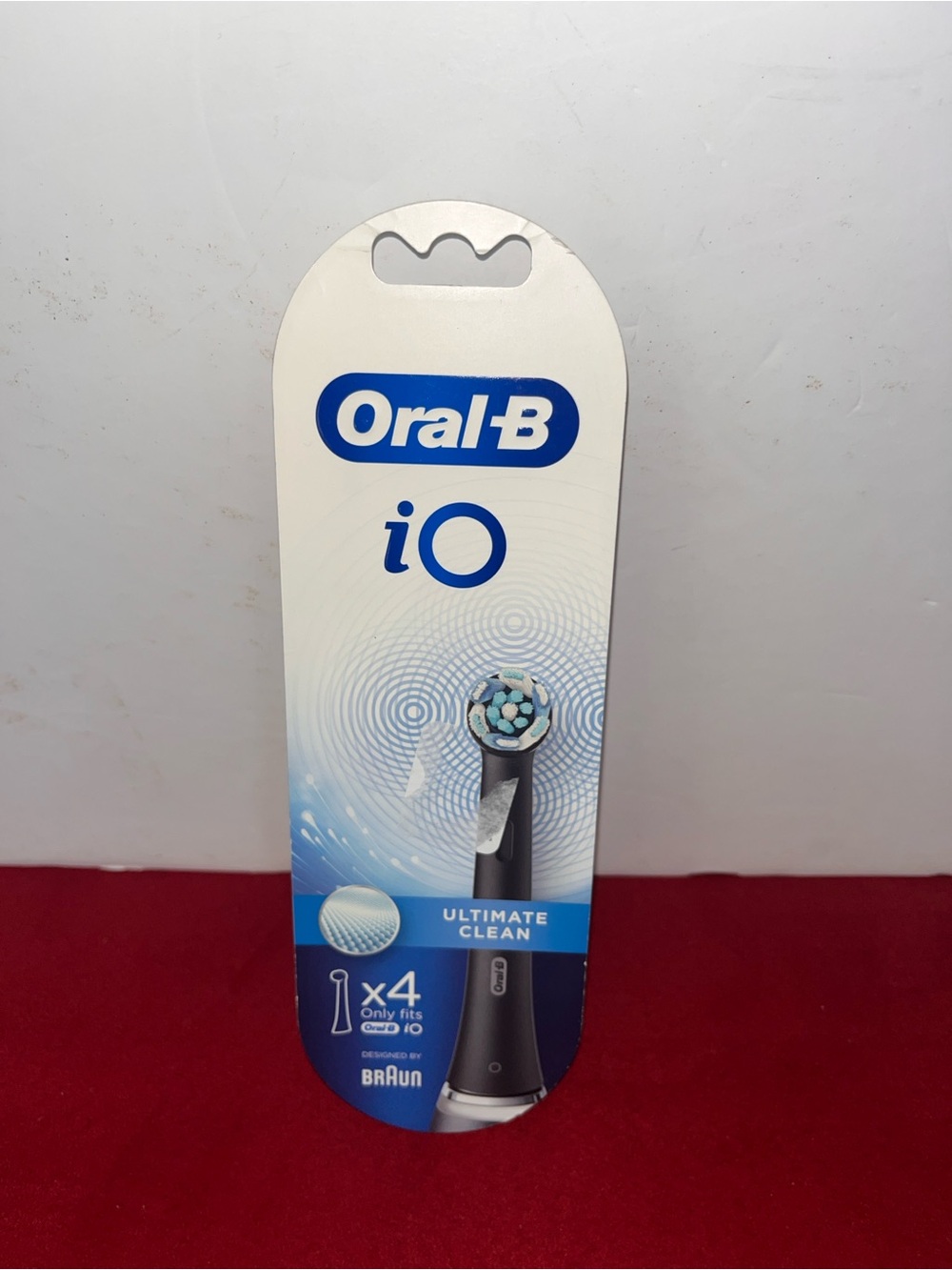 NEW Oral-B iO Ultimate Clean Replacement Brush Heads Soft Bristles Black 4 Pack